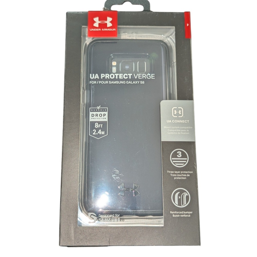 F4. Under Armour Verge Case for Samsung Galaxy S8‎ In Smoke. Works W/UA Connect